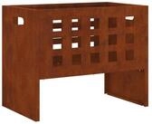 vidaXL Feuerstelle Feuerstelle Braun 50 x 30 x 40 cm Stahl, (1-St)