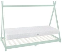 ML-DESIGN Spielbett Hausbett Tipi Zeltbett inkl. Lattenrost Bodenbett Kinder