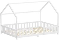 ML-DESIGN Spielbett Hausbett Kinderbett inkl. Lattenrost kreativ Bodenbett f&uuml;r