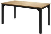 MIRJAN24 Esstisch Focus 160 (Ausziehbar - 1x Einlegeplatte), 160 - 198x90x76 cm