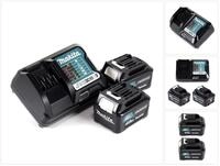 Makita Power Source Kit 12V mit 2x BL1041B Akku 4,0Ah + DC10WD Ladeger&auml;t Akkupacks