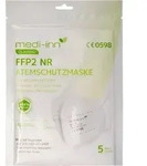 Medi-Inn Filtrierende Halbmasken FFP2 Atemschutzmasken FFP2, wei&szlig;, ohne Ventil,