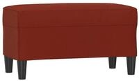 vidaXL Sitzbank Sitzbank Weinrot 70x35x41 cm Kunstleder