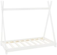 ML-DESIGN Spielbett Hausbett Tipi Zeltbett inkl. Lattenrost Bodenbett Kinder