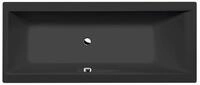 Polysan s.r.o. Badewanne CLEO Rechteckwanne 170x70x48cm, schwarz matt,