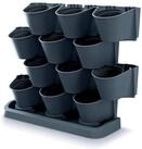 Prosperplast Blumentopf IO2W600S-S433, Vertikaler Blumentopf Cascade Garden
