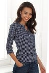 LASCANA Blusenshirt mit Knopfleiste Sommerblusenshirt aus pflegeleichter,...