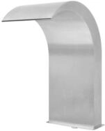 vidaXL Wasserfall Pool-Wasserfall Edelstahl 45x30x65 cm Silbern