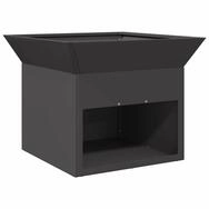 vidaXL Feuerstelle Feuerstelle Schwarz 50 x 50 x 40 cm Stahl, (1-St)