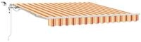 vidaXL Markise Markisenstoff Gelb und Orange 300 x 250 cm Polyester (1-St)