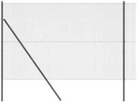 vidaXL Gartenzaun Ground Fix Geschwei&szlig;ter Drahtzaun 25 x 1,5 m (B x H), (1-St)