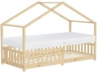 ML-DESIGN Spielbett Hausbett Kinderbett inkl. Lattenrost & Rausfallschutz Kinder