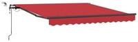 vidaXL Markise Markisenstoff Rot 300 x 250 cm Polyester (1-St)