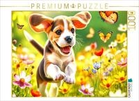 CALVENDO Puzzle CALVENDO Puzzle Ein Beagle-Welpe entdeckt die Freuden des...