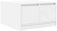 vidaXL Couchtisch Couchtisch mit Schubladen Wei&szlig; 70,5x70x40 cm (1-St)