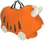 Antonio Koffer Antonio 4-Rad Kindertrolley Ride-On orange, 4 Rollen Rollen