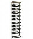 DanDiBo Weinregal Wand Metall Schwarz 240403 Flaschenregal Schmal Wandmontage,...