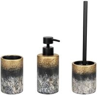WENKO Badaccessoire-Set Lacona, Set, 3 tlg., bestehend aus Seifenspender,