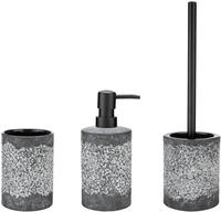 WENKO Badaccessoire-Set Anfo, Set, 3 tlg., bestehend aus Seifenspender,...