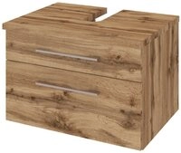 HELD M&Ouml;BEL Unterschrank Unterbeckenschrank Davos 60 cm Wotaneiche/Wotaneiche