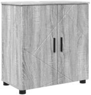 vidaXL Badezimmerspiegelschrank Badezimmerschrank mit Speicher Graues Sonoma 61...