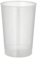 PAPSTAR Mehrwegbecher Mehrweg-Trinkbecher PP 0,2 l &Oslash; 6,8 cm, 9,8 cm...