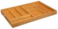 5five Simply Smart Besteckkasten Besteck-Organizer f&uuml;r Schublade, Bambus, 58 x...