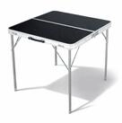 Mojawo Campingtisch XL Campingtisch schwarz klappbar mit Tragegriff Alu...