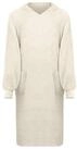 vidaXL Bademantel Decken-Hoodie KINN Creme XL Baumwolle, Baumwolle
