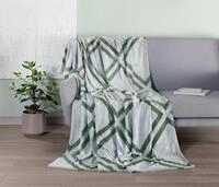 Wohndecke G&Ouml;ZZE Decke BENNO salbei BL 150x200 cm gr&uuml;n Wohndecke Kuscheldecke,