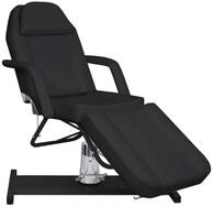 vidaXL Massageliege Massagetisch Schwarz 180x62x(87-112) cm wei&szlig;