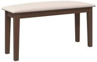 vidaXL Essbank Bank 90 cm Braun Massivholz Gummibaum