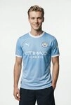 PUMA Fu&szlig;balltrikot MCFC HOME JERSEY REPLICA f&uuml;r Erwachsene, mit...