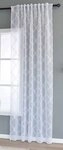 Gardinenbox Gardine (1 St), Multifunktionsband, transparent, Polyester, Lacework