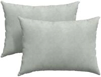 vidaXL Sitzauflage Sofakissen 2 St&uuml;ck Hellgrau 70 x 50 cm Cordstoff, (2 St)