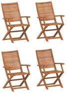 vidaXL Gartenstuhl Gartenst&uuml;hle 4 Stk. Klappbar 57x66x95 cm Massivholz (4 St)