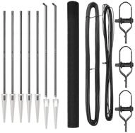 vidaXL Gartenzaun Schwei&szlig;drahtzaun mit Spikes 12 x 1,5 m PVC-beschichteter...