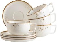 M&Auml;SER Tasse Kaffeetassen-Set Pinta, aus Porzellan, 8-tlg., Porzellan, 8er Set,