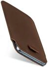 moex Handyh&uuml;lle f&uuml;r Google Pixel 8a H&uuml;lle Leder Optik Pull Case Braun 6,1...