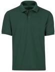Poloshirt TRIGEMA "TRIGEMA Poloshirt DELUXE Piqu&eacute;", Herren, Gr. M, gr&uuml;n (tanne),