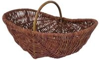 Siena Garden Aufbewahrungsbox Weidenkorb klassisch oval 55 x 29 x 24 cm