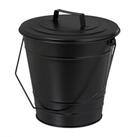 relaxdays M&uuml;lleimer Ascheeimer mit Deckel 7 Liter