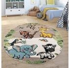 Paco Home Kinderteppich Diamond 644, rund, H&ouml;he: 18 mm, Kurzflor, 3D-Design,...
