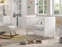 Vipack Kinderbett Billy, Babybett 60/120 cm, 3-fach verstellbarer Lattenrost...