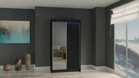 ALTDECOR Schiebet&uuml;renschrank PARTI (Kleiderschrank Garderobenschrank mit viel