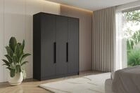 ALTDECOR Dreht&uuml;renschrank PERE (Kleiderschrank Garderobenschrank mit viel...