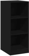 vidaXL Kleiderst&auml;nder Kleiderschrank Schwarz 48x41x102 cm Holzwerkstoff, (1 St)
