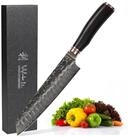 Wakoli Asiamesser EBO Damastmesser Kiritsuke K&uuml;chenmesser 20 cm Klinge