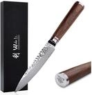 Wakoli Allzweckmesser Nussbaum Damastmesser K&uuml;chenmesser 12,5 cm Klinge