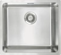 Deante Edelstahlsp&uuml;le Einbausp&uuml;lbecken Chrom eckig 49 cm aus Edelstahl mit